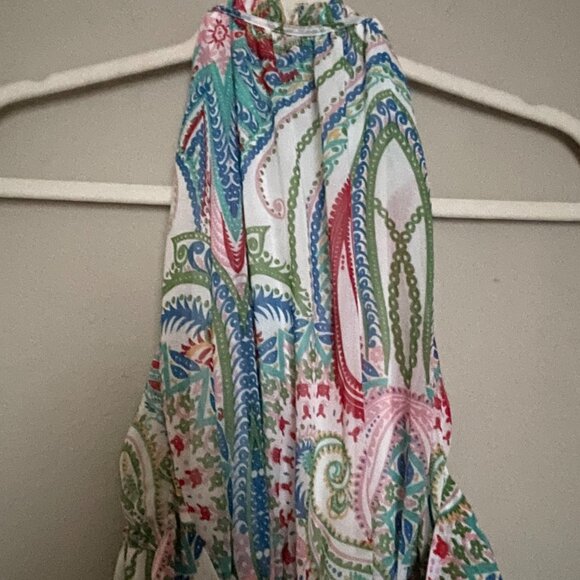 NY&Co, Petite, XS, Maxi, Paisley, Tiered Dress - Picture 4 of 8